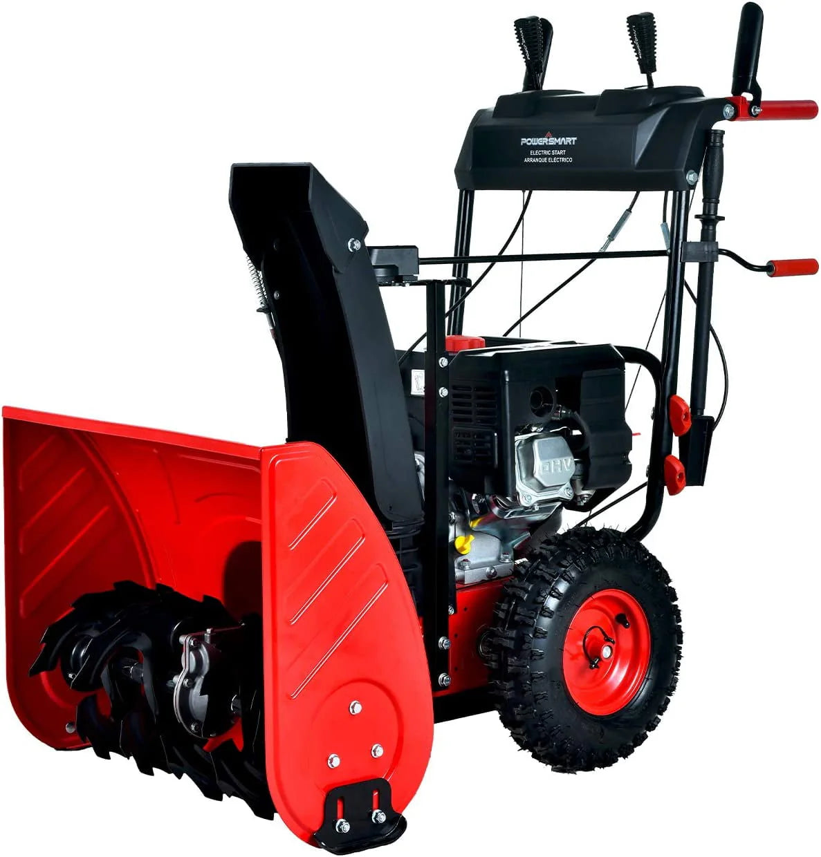 Souffleuse à neige à essence à deux étages PowerSmart 24'' 212cc PSSMN24