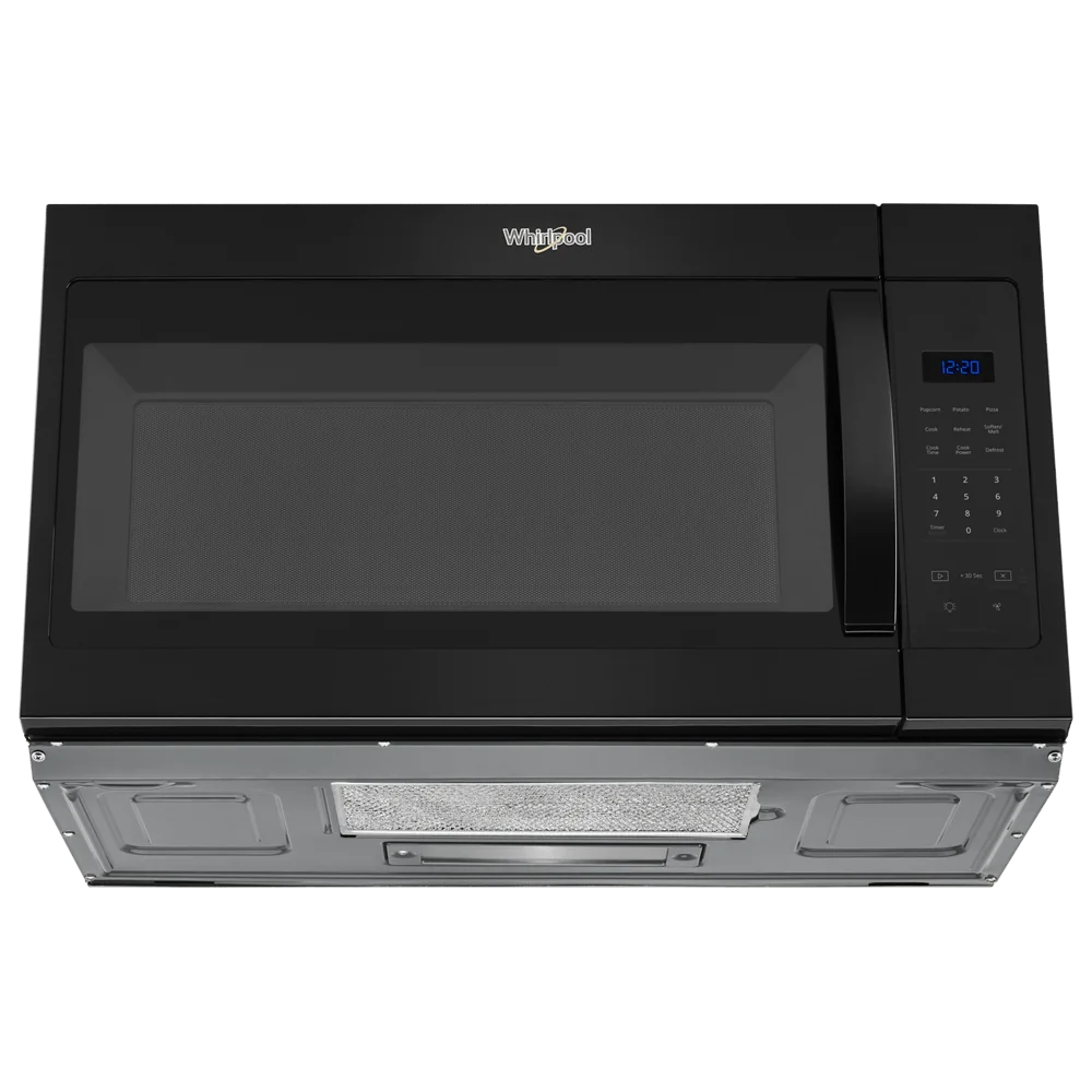 Combiné hotte et micro-ondes Whirlpool de 1,7 pi³ noir