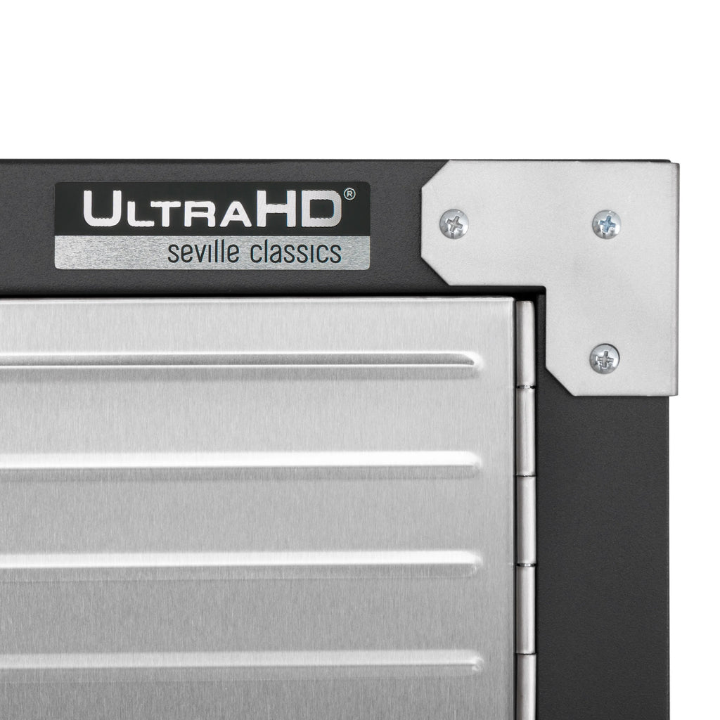 Seville Classics Classeur de rangement verrouillable à corps en acier UltraHD, unité d’étagères, 36 po l x 18 po P x 72 po H, granit
