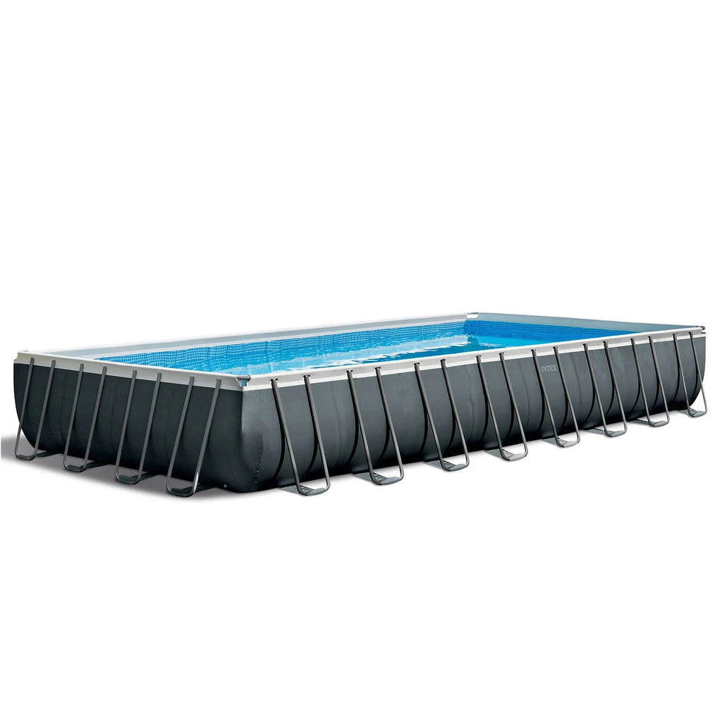 Piscine hors-sol INTEX Ultra XTR 7,32 m x 3,66 m x 1,32 m, bouées (lot de 2) et glacière gonflable