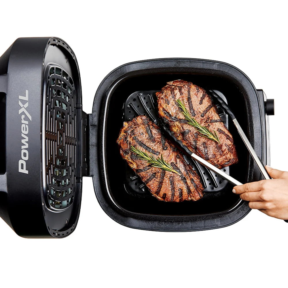 Combo Grill et Friteuse sans huile Plus, Grill d'intérieur / Friteuse sans huile, Acier inoxydable