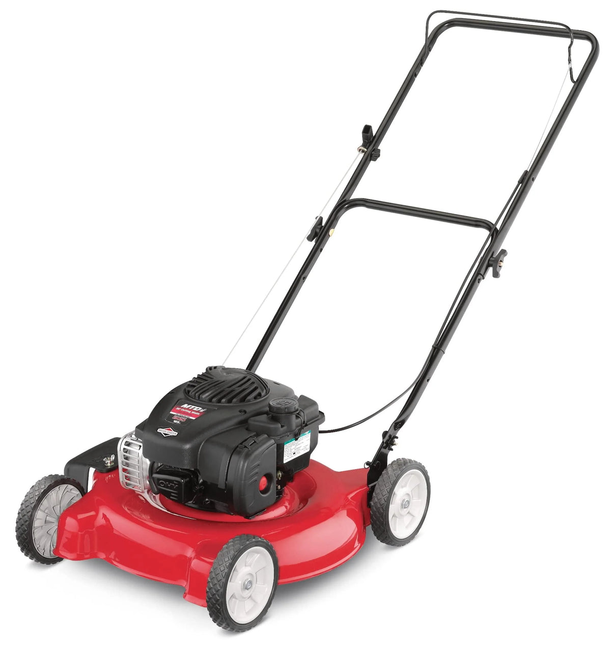 Tondeuse à gazon autotractée Yard Machines de 20 po et 125 cc avec système d’éjection latérale