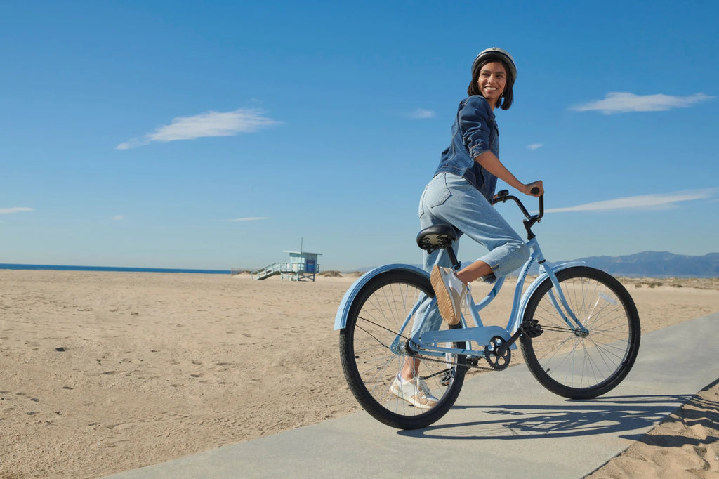 Vélo 26 Concord Pacifica Cruiser, Convient aux cyclistes de 1,58 m à 1,78 m et plus, Adulte, Unisexe, Bleu clair