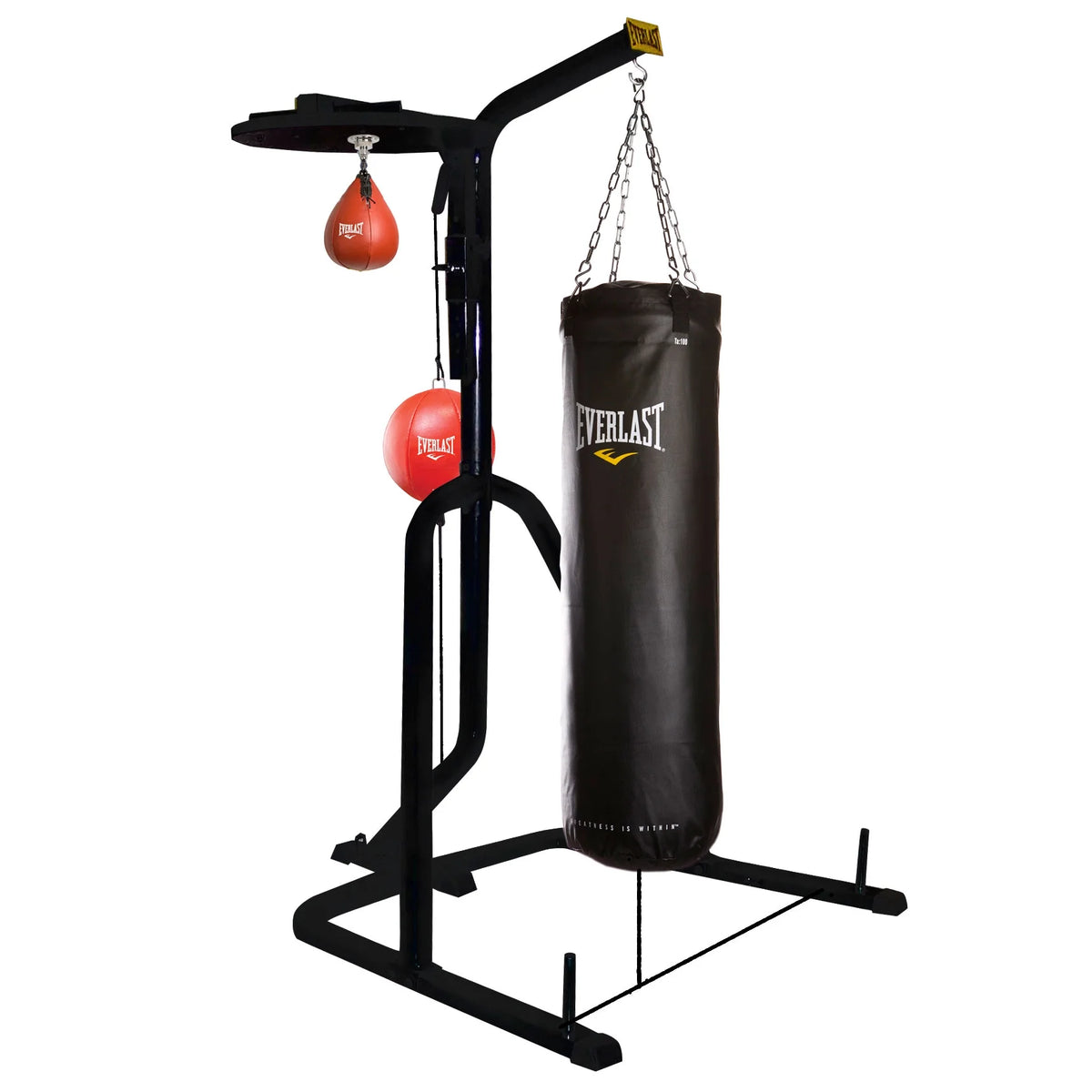 Support de sac de frappe robuste à trois stations Everlast