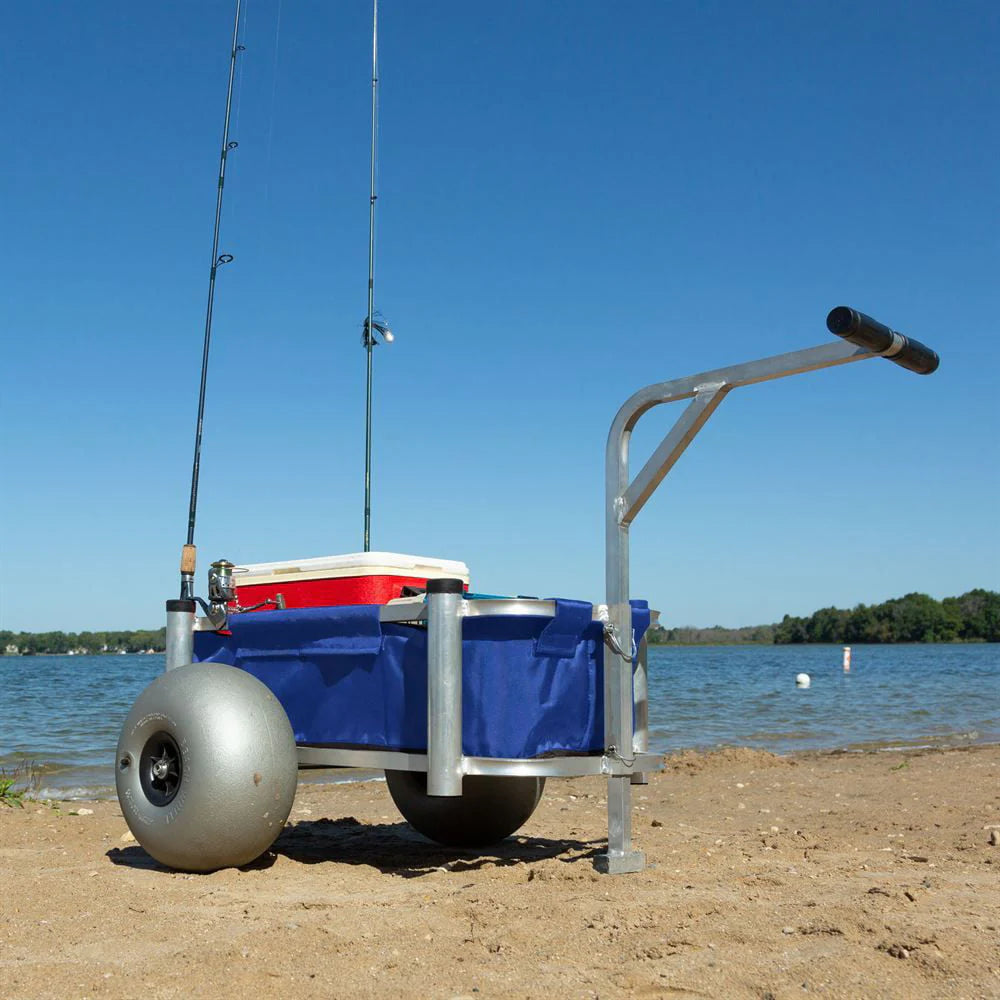 Chariot de pêche et de plage Harbor Mate avec roues gonflables