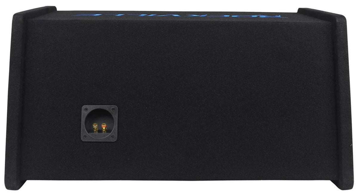 Rockville RV12.2B Enceinte double caisson de basses 12 pouces 1200w+Amplificateur mono+Kit d'amplification