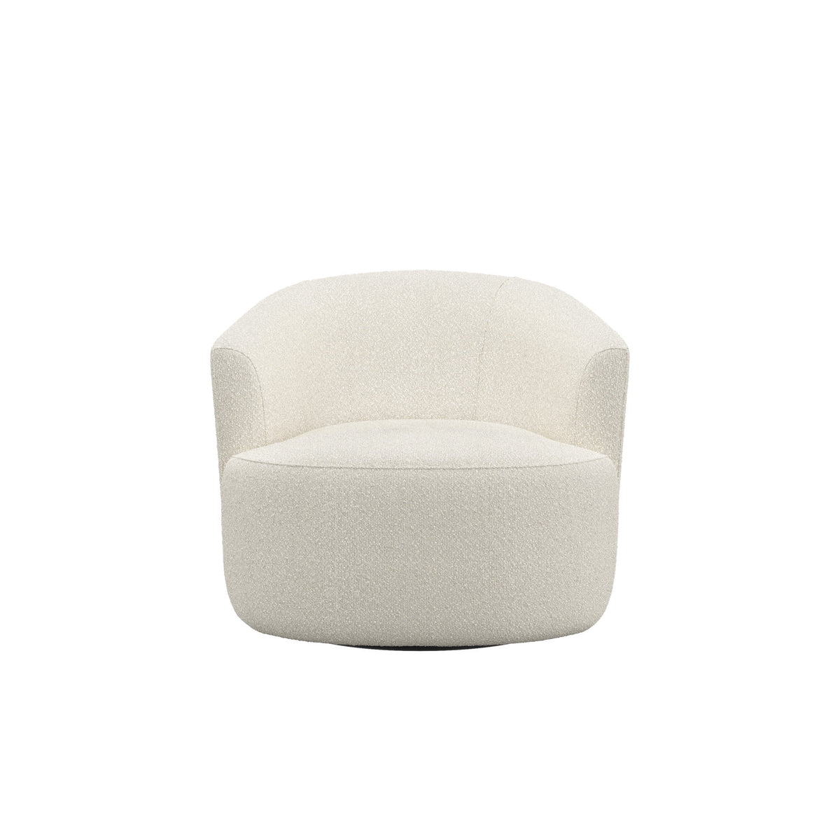 Fauteuil d'appoint pivotant en bouclé Mainstays, taupe