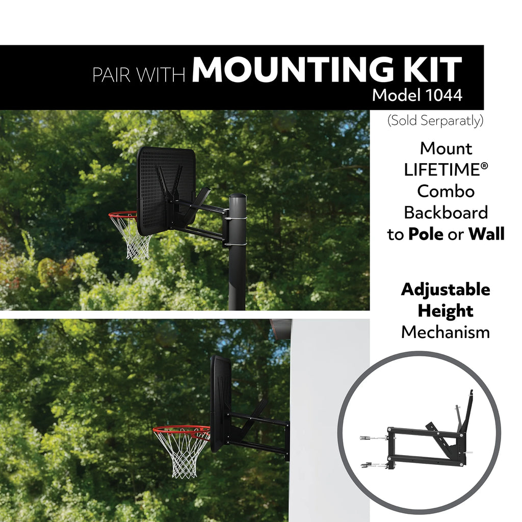 Kit complet de panneau et de cercle de basket-ball d’intérieur/extérieur Lifetime New (polycarbonate de 54 pouces) - 71526