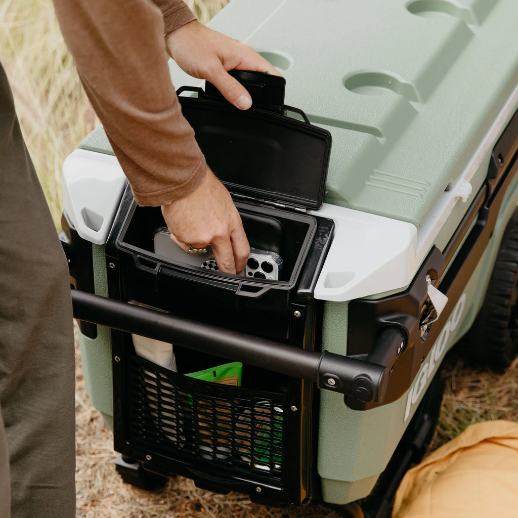 Glacière à roulettes Igloo Trailmate Journey 70 QT, Gris Carbonite