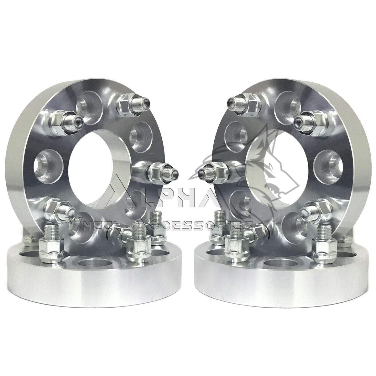 Lot de 4 adaptateurs de jantes 5x115 vers 5x114,3 (5x4,5), épaisseur 1,25, pour Buick Pontiac Chevrolet, 12x1,5