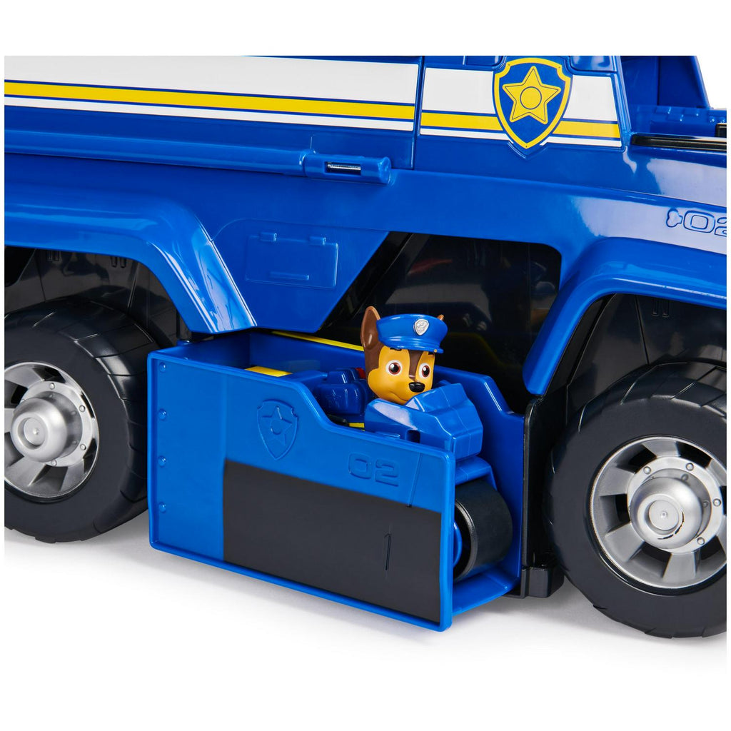 PAW Patrol. Véhicule ultime 5-en-1 de Chase avec lumières et sons. Pour les enfants à partir de 3 ans