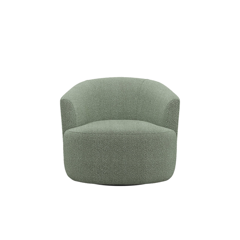 Fauteuil d'appoint pivotant en bouclé Mainstays, taupe
