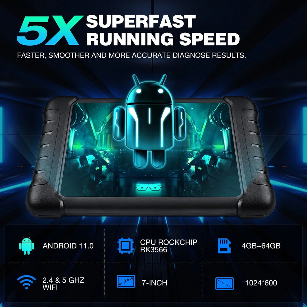 Outil de diagnostic automobile Autel MaxiCOM MK808S, outil de balayage de diagnostic bidirectionnel pour tous les systèmes, 28+ services, tests actifs
