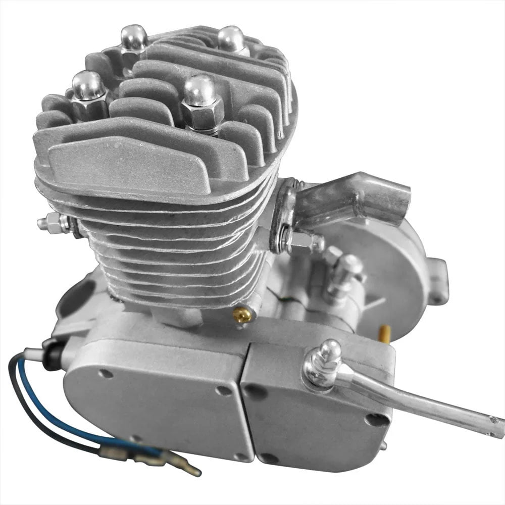 Kit moteur 2 temps 50cc UBesGoo compatible avec la plupart des vélos à 26 ou 28 pouces avec cadre en V pour vélo tout-terrain et vélo de route, moto à essence motorisée
