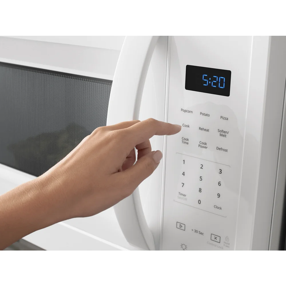 Combiné hotte et micro-ondes Whirlpool de 1,7 pi³ noir