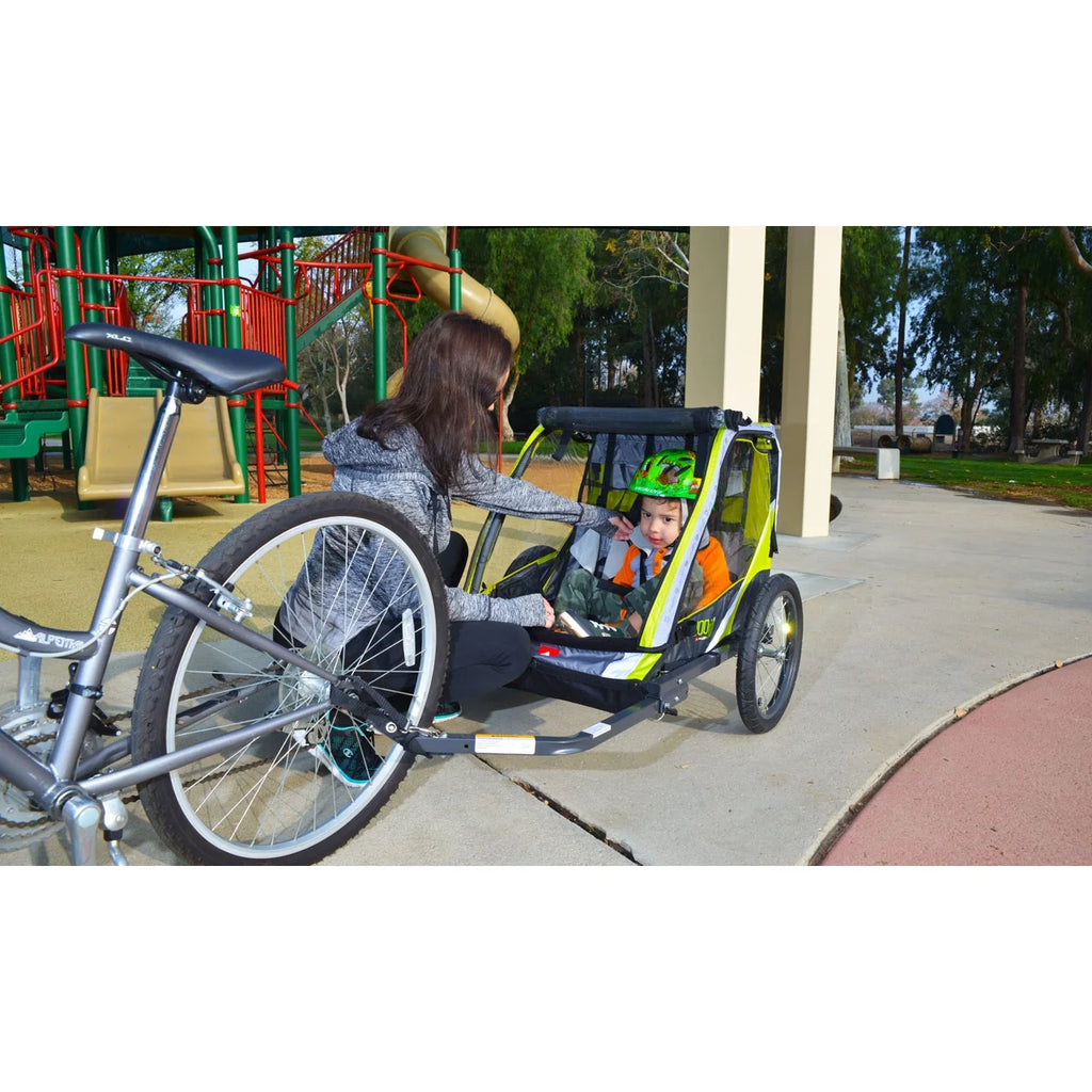 Allen Sports Remorque pour Vélo Enfant à Deux Roues, Rouge