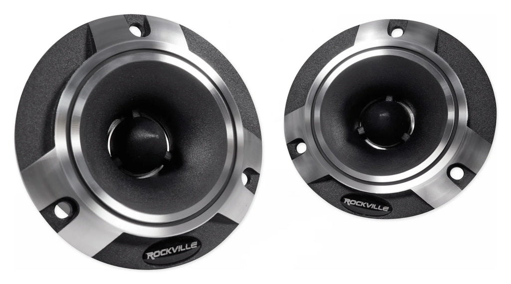 2) Pares Rockville X6.5C Competition 6.5 1000 Watt Haut-parleurs audio voiture à composants