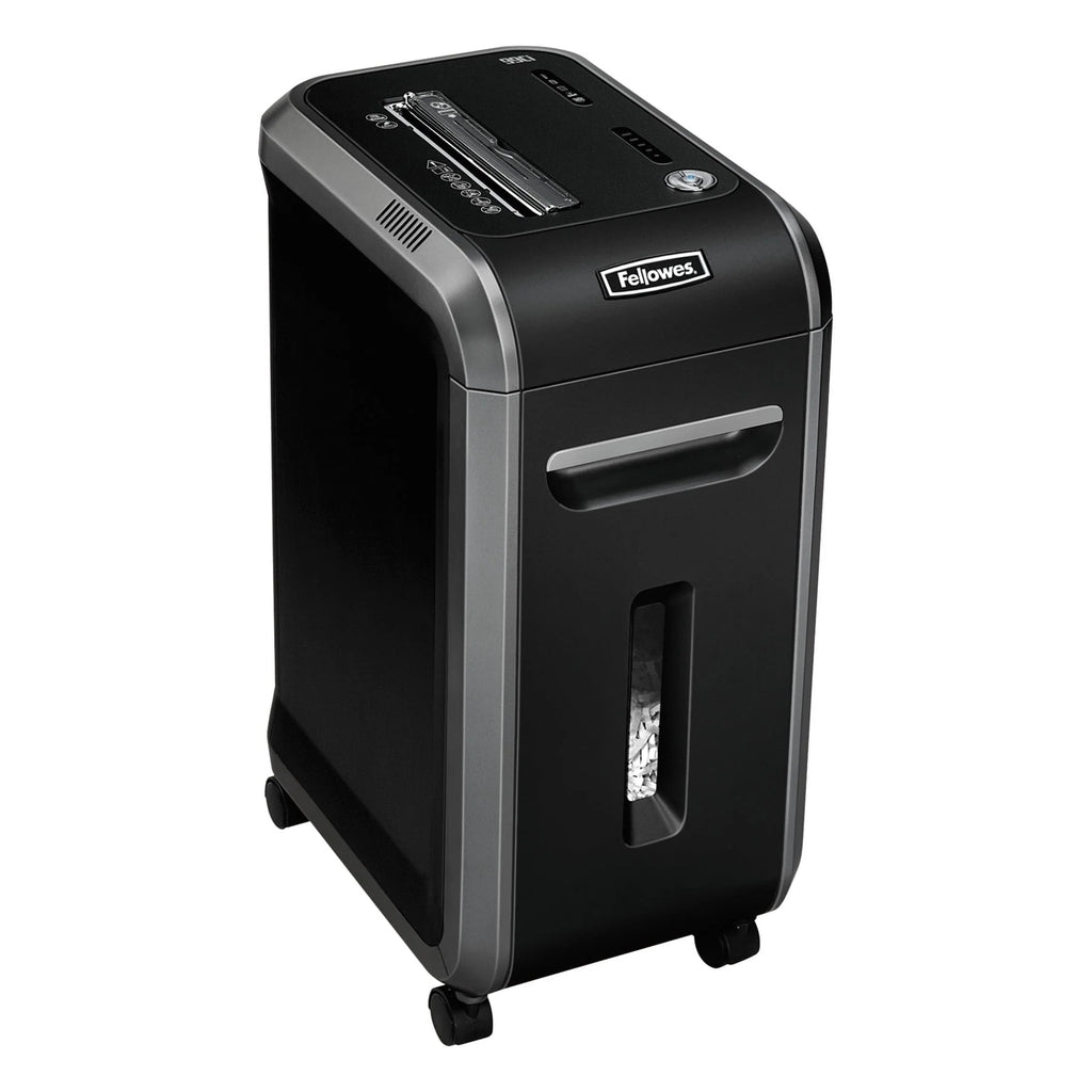 Déchiqueteuse de documents à coupe croisée robuste Fellowes Powershred 99Ci, 100 % anti-bourrage, capacité de 18 feuilles