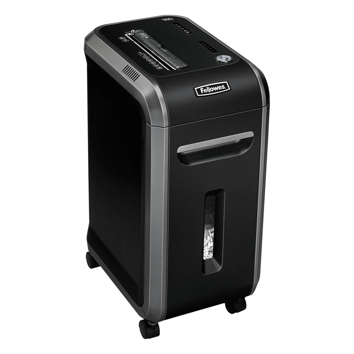Déchiqueteuse de documents à coupe croisée robuste Fellowes Powershred 99Ci, 100 % anti-bourrage, capacité de 18 feuilles