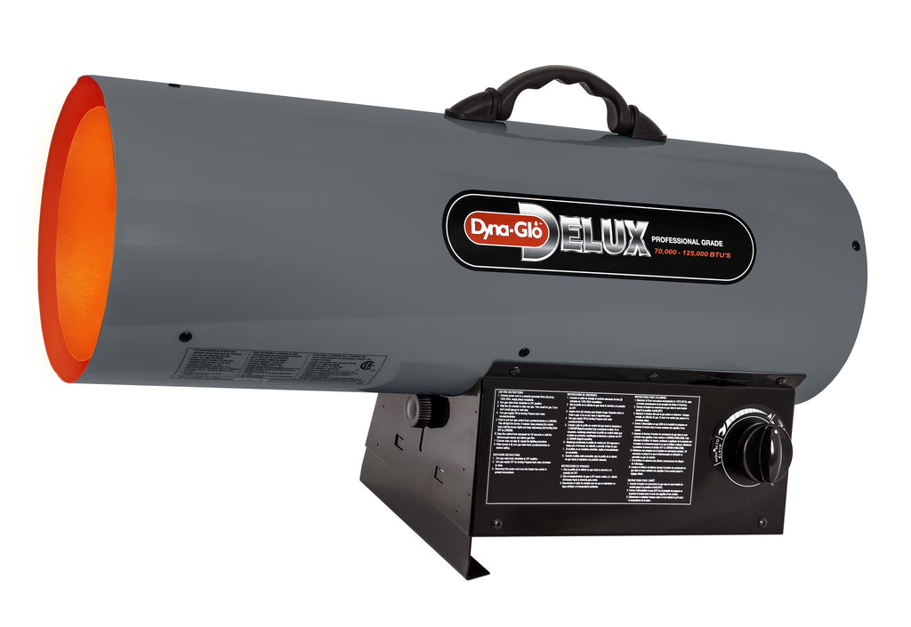 Chauffage à air pulsé intérieur/extérieur au propane (LP) Dyna-Glo 70 000 à 125 000 BTU Delux