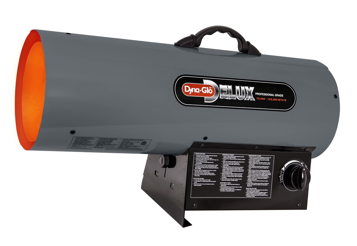 Chauffage à air pulsé intérieur/extérieur au propane (LP) Dyna-Glo 70 000 à 125 000 BTU Delux