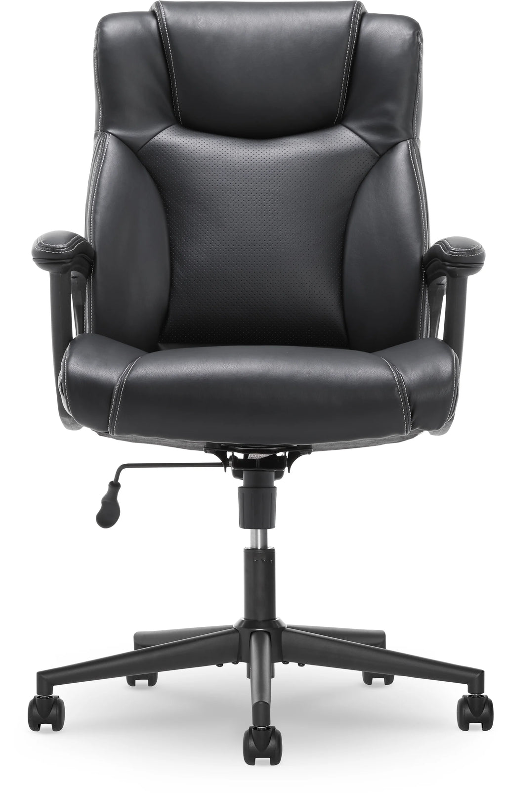 Chaise de bureau Serta Connor en microfibre gris clair