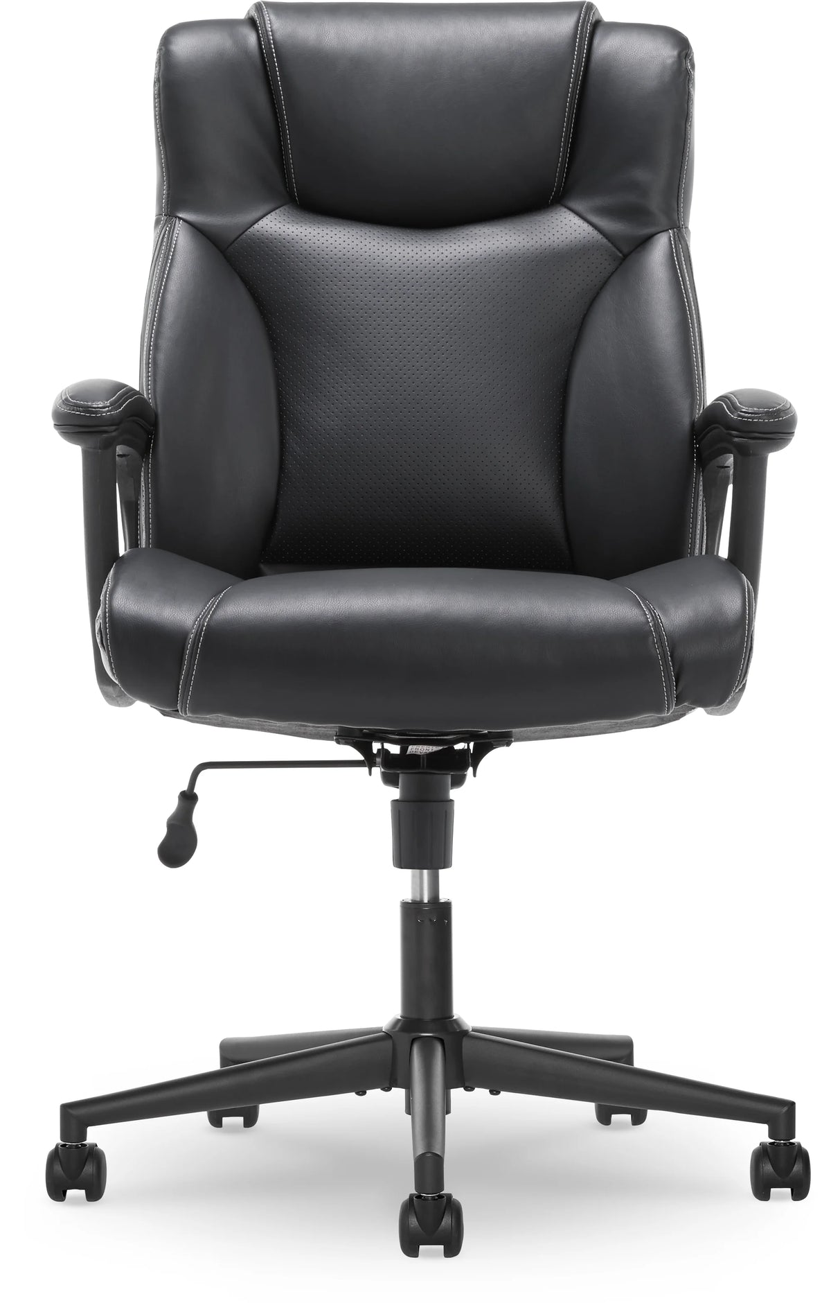Chaise de bureau Serta Connor en microfibre gris clair