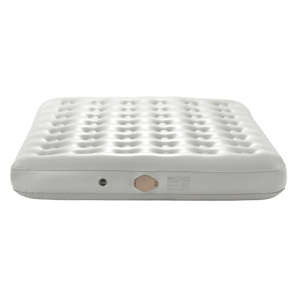 Matelas gonflable Queen avec cadre et pompe intégrée ¨C Matelas gonflable pour 2 personnes pour le camping, supporte 600 lbs ¨C Lit gonflable surélevé pour les invités, les voyages et un usage domestique ¨C Gonflage/dégonflage rapide
