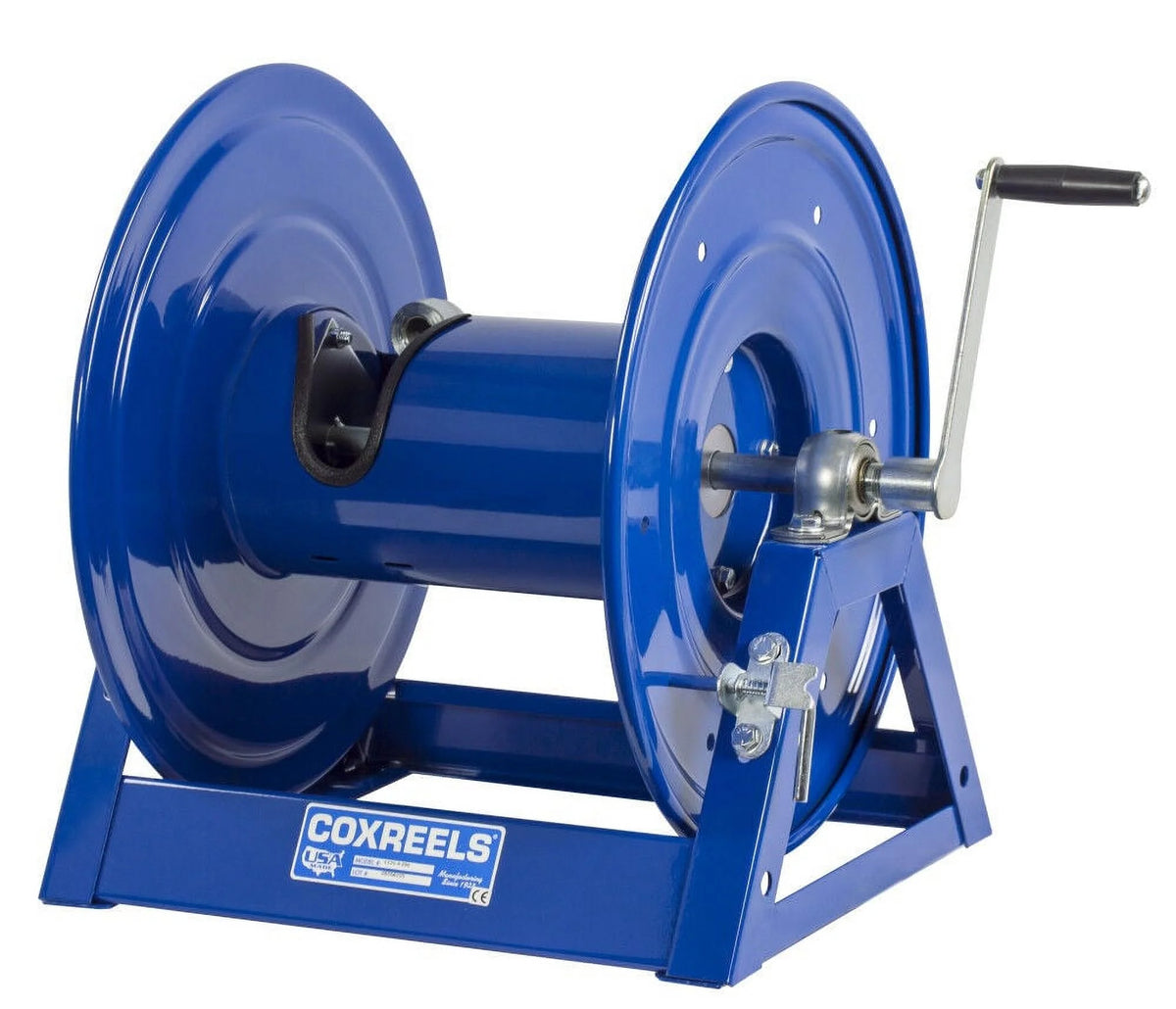 bobine de tuyau pour nettoyeur haute pression coxreels - capacité de 3 000 psi, 300 pi x 1/2 po, modèle n° 1125-4-200-bvxx