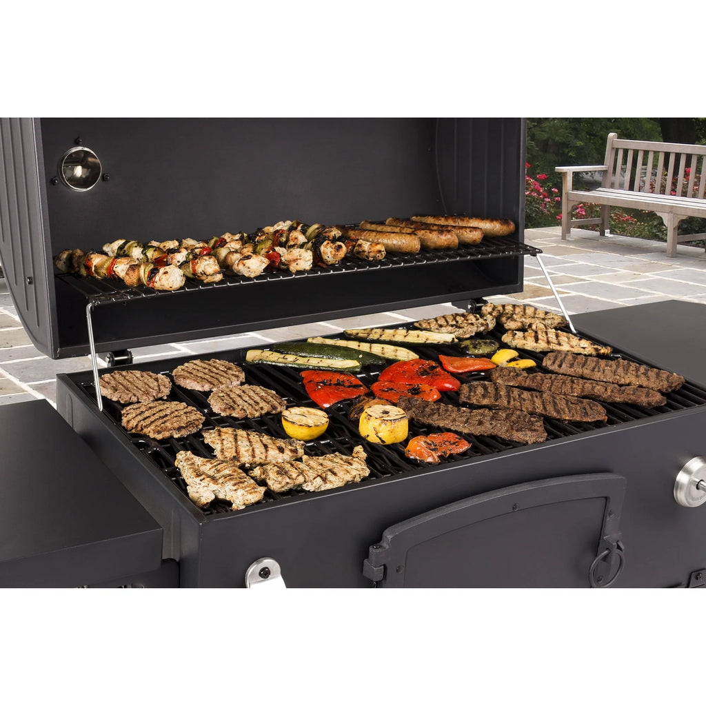 Barbecue à charbon robuste extra-large Dyna-Glo - 32 po de largeur - 816 po² de surface de cuisson Noir