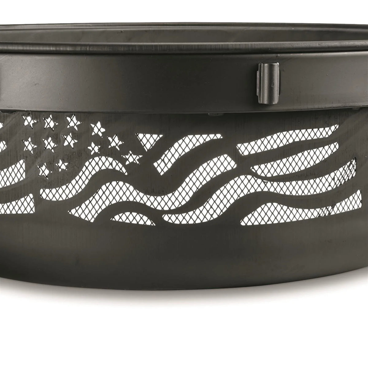 CASTLECREEK 47 Brasero avec grille de barbecue géométrique