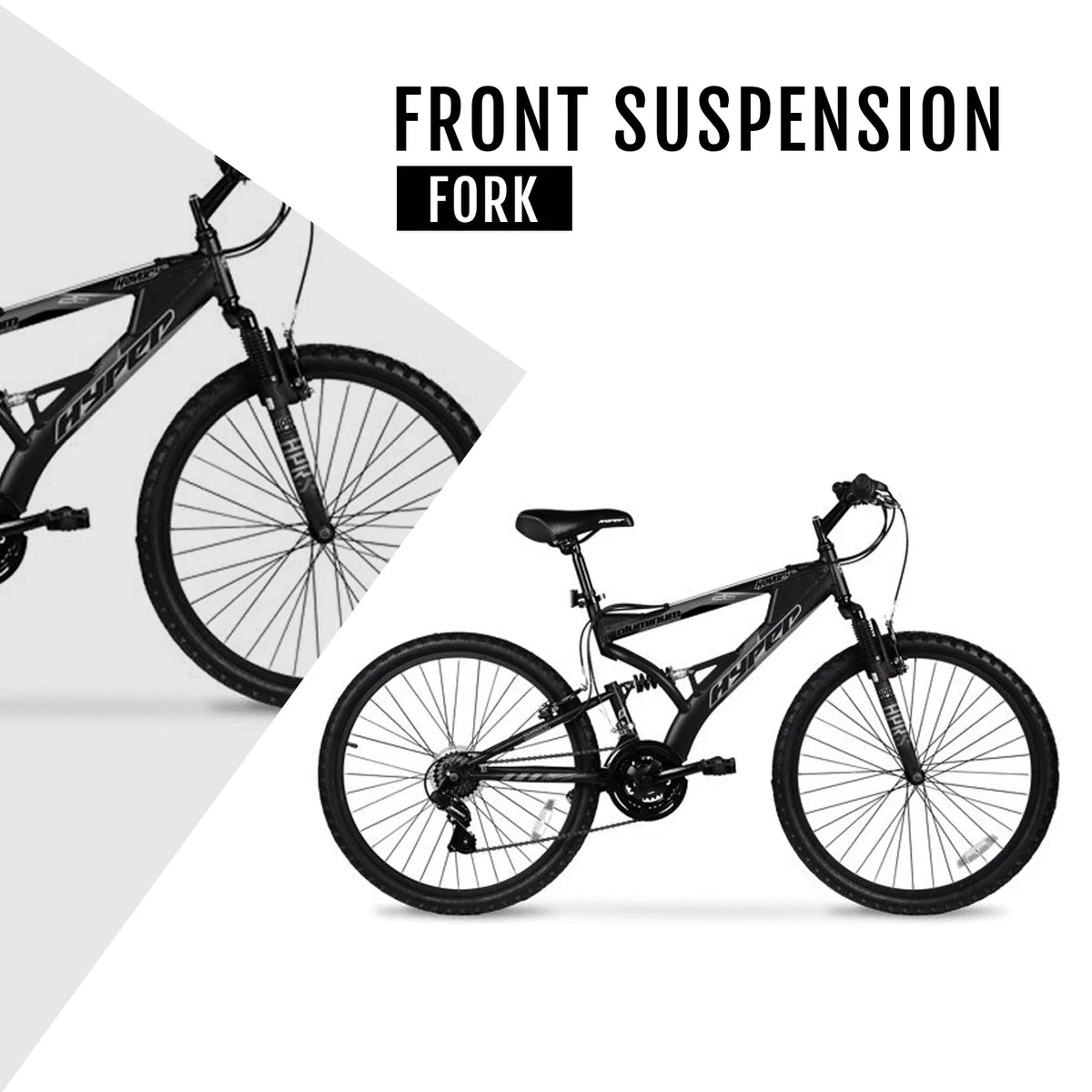 Vélo tout-terrain Hyper Bicycle 26 Havoc pour homme, noir