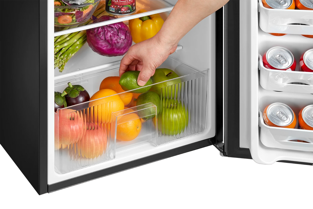 Mini-réfrigérateur Arctic King de 3,2 pi³, à deux portes avec congélateur, en acier inoxydable, certifié Energy Star