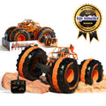Sharper Image? 4¡Á4 Giant Crusher Camion télécommandé 4WD. Monster Truck tout-terrain à grande vitesse. Orange