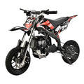 Mini moto tout-terrain à essence 4 temps 40 cc Pocket Pit Bike avec freins pour enfants et adolescents, noire