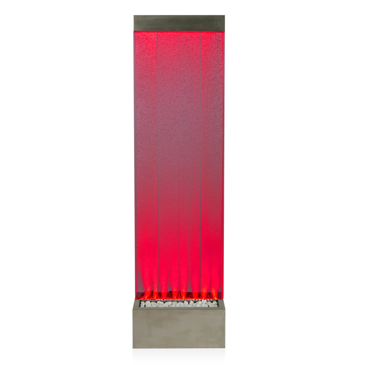 Fontaine électrique filaire Alpine Corporation 72H avec mur d'eau à bulles en acrylique pour intérieur