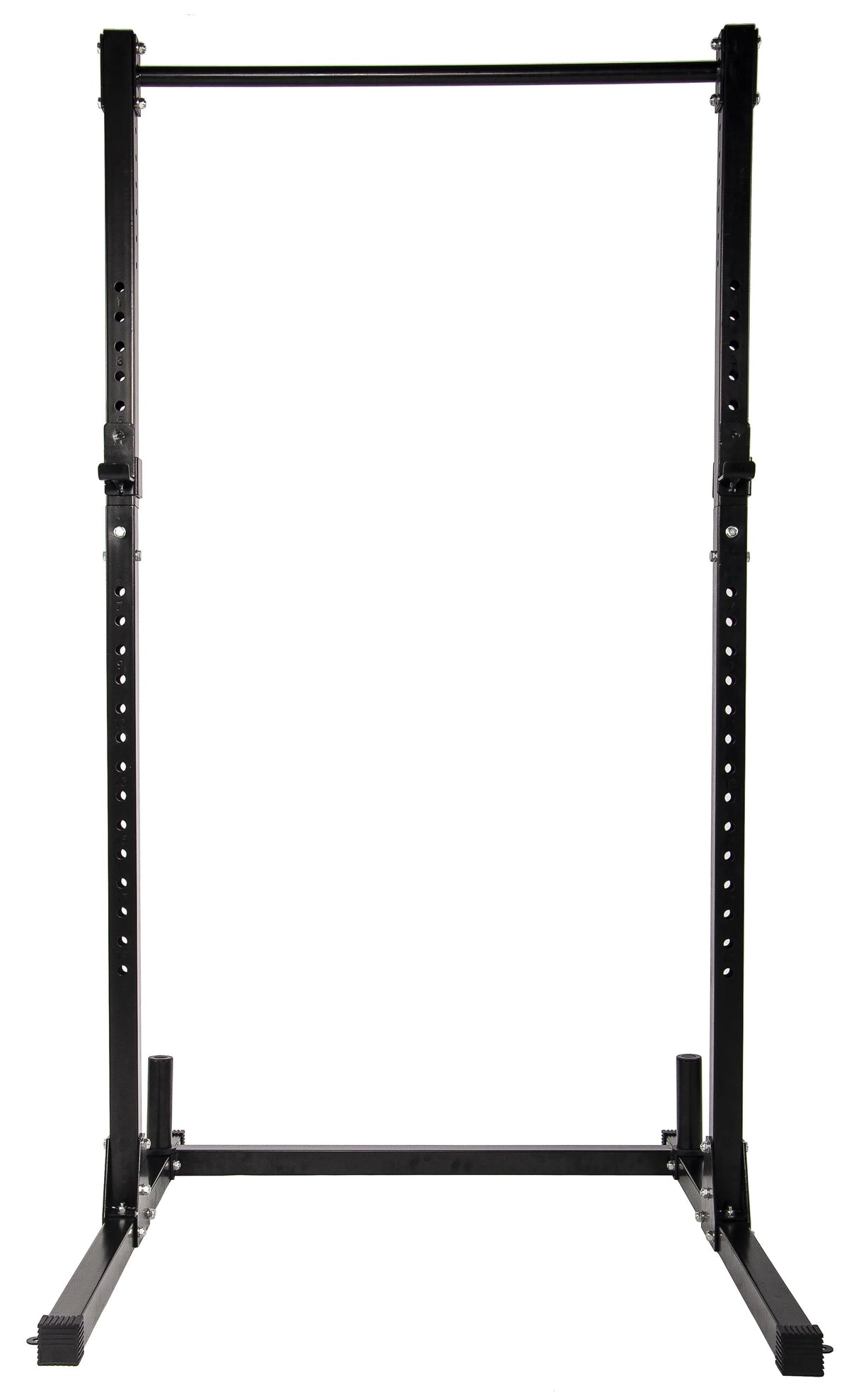 BalanceFrom Support de musculation réglable multifonction pour squats avec crochets en J et autres accessoires, capacité de 500 livres