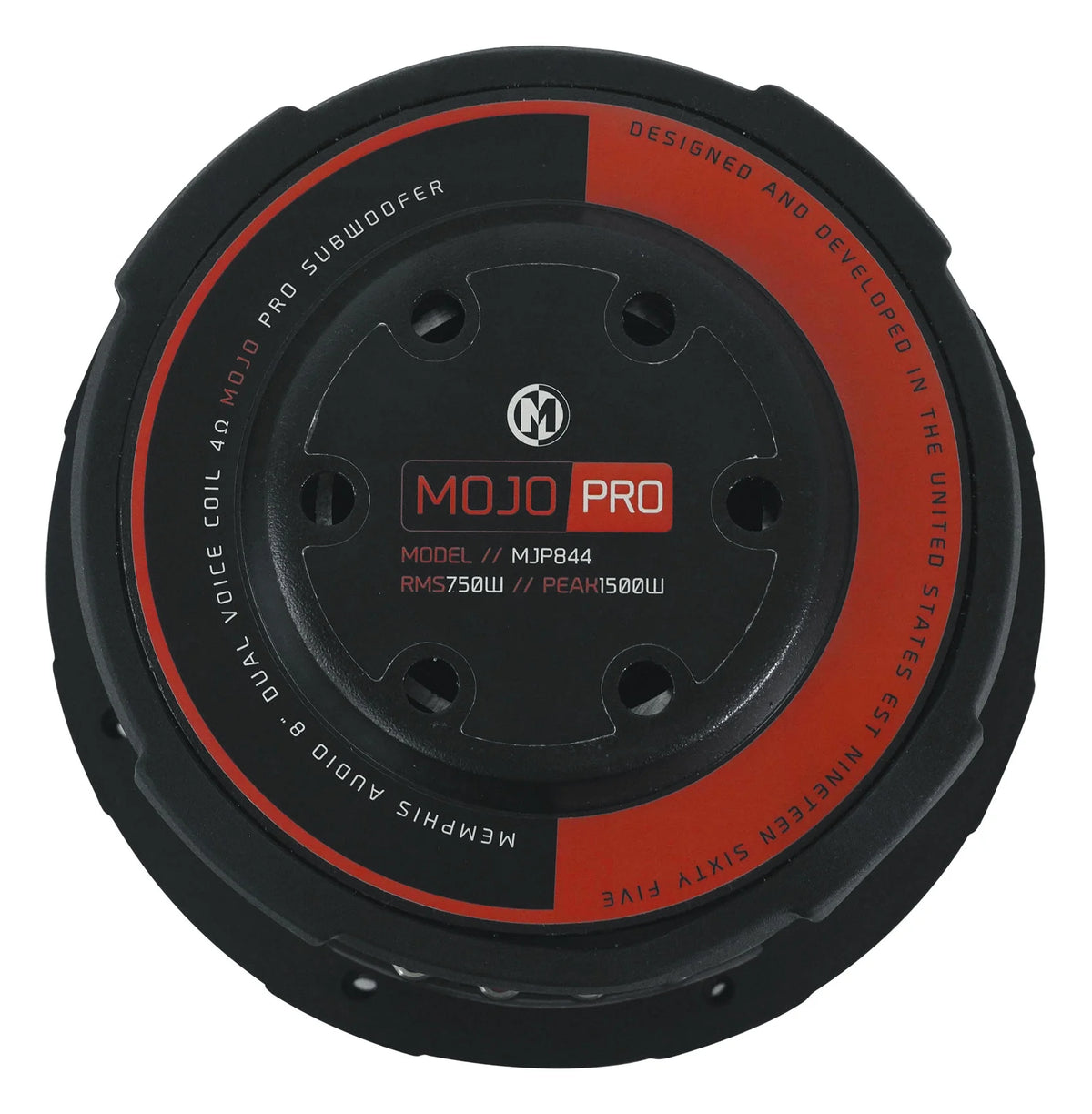 Memphis Audio MOJO Pro MJP844 8 1500w Caisson de basses pour voiture de compétition DVC 4 ohms