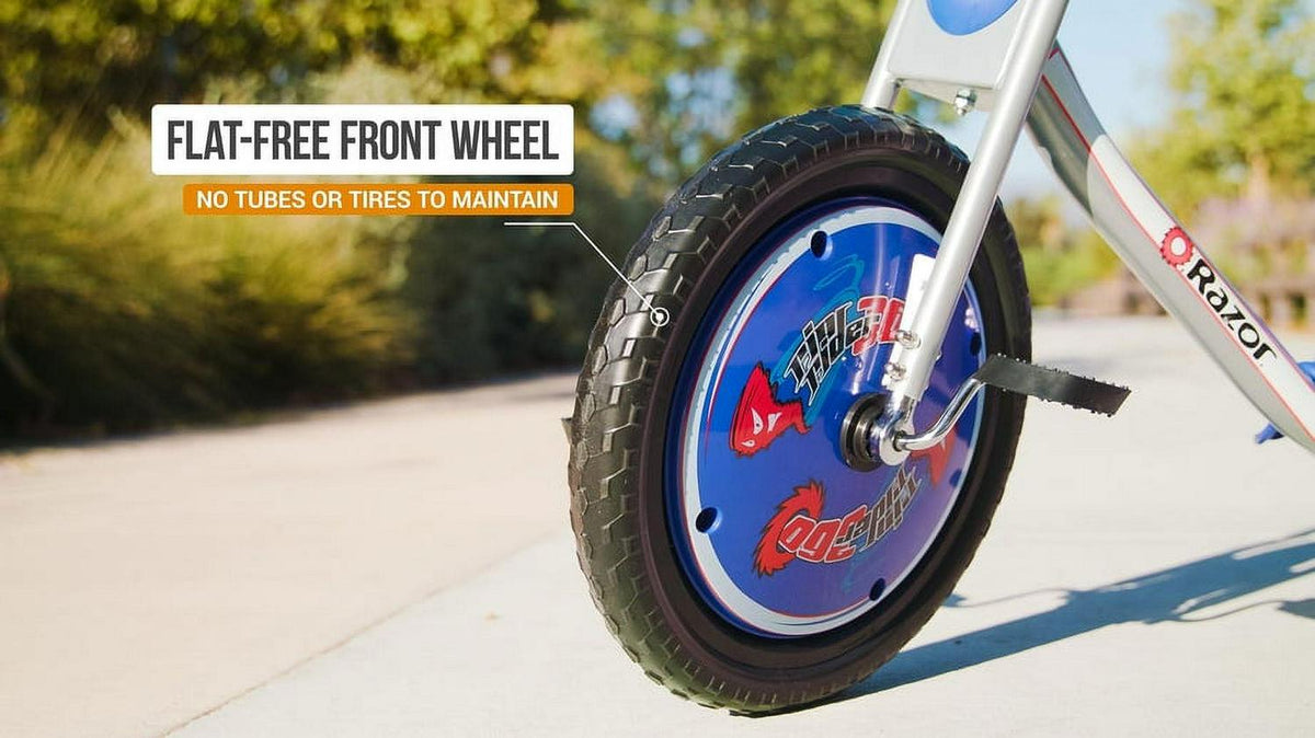Razor RipRider 360 Drift Trike - Bleu. Roue avant de 16¡å. Véhicule à 3 roues. Tricycle pour enfant de 5 ans et plus