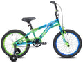 Vélo BMX Glitch Boy 18, Bleu/Vert