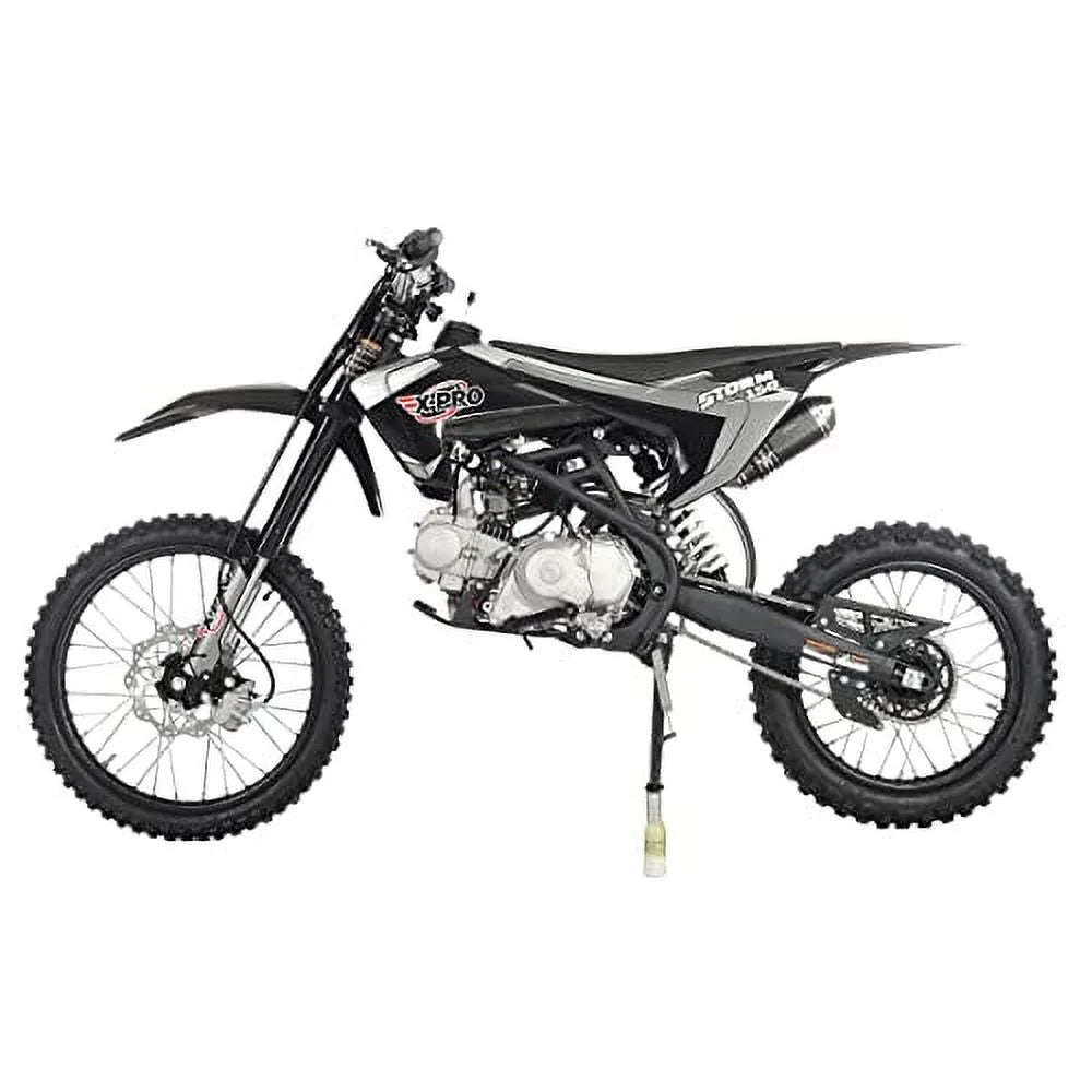 Moto tout-terrain à essence X-Pro neuve 150cc, transmission manuelle 4 vitesses, démarrage électrique/au kick, pneus 19/16