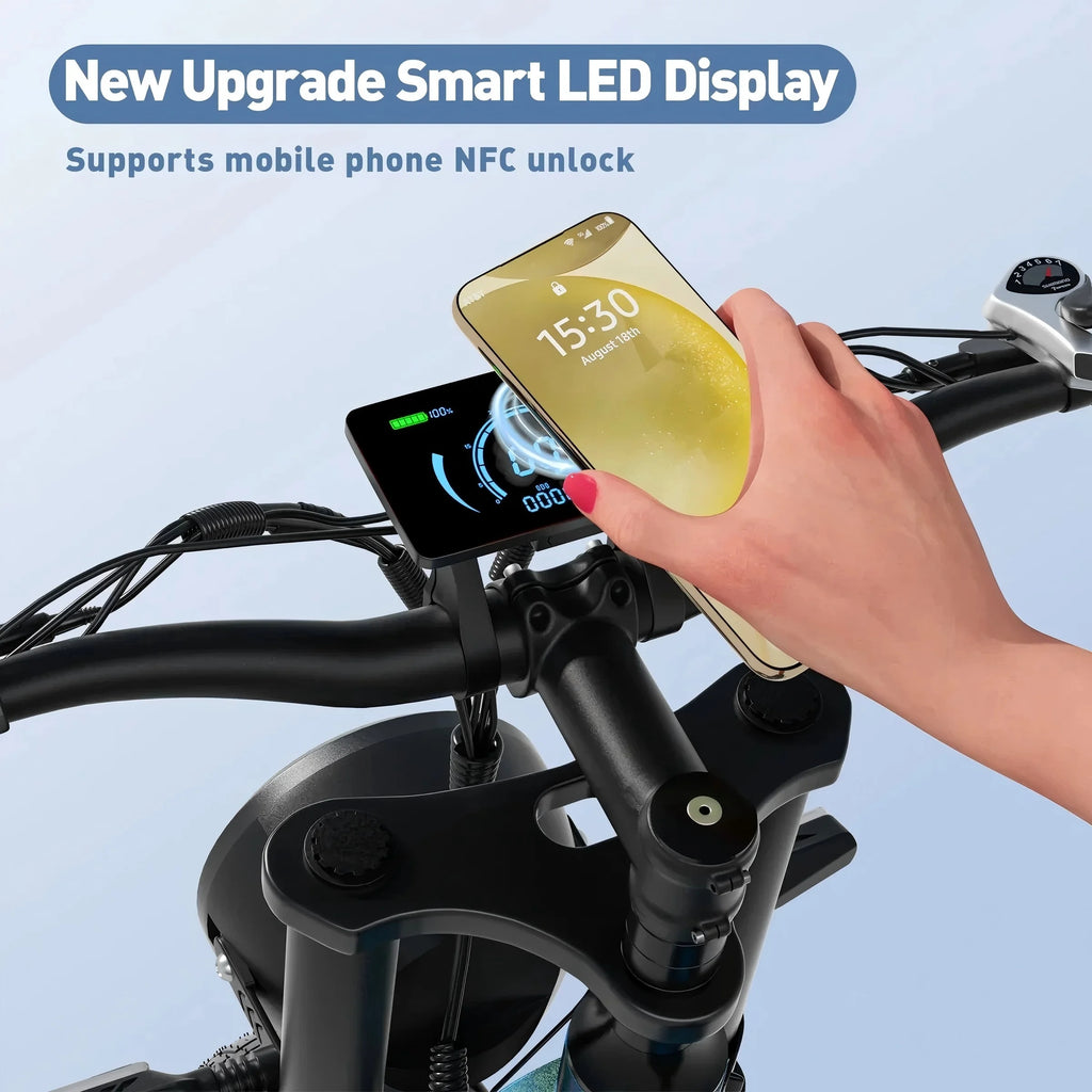 JANSNO X60 Vélo électrique à pneus larges 20 pouces, moteur électrique double 1500 W, double suspension, 48 V, 23 Ah, autonomie de 80 miles, moteur double 750 W*2, freins à disque hydrauliques, pour adulte, VTT, UL2849