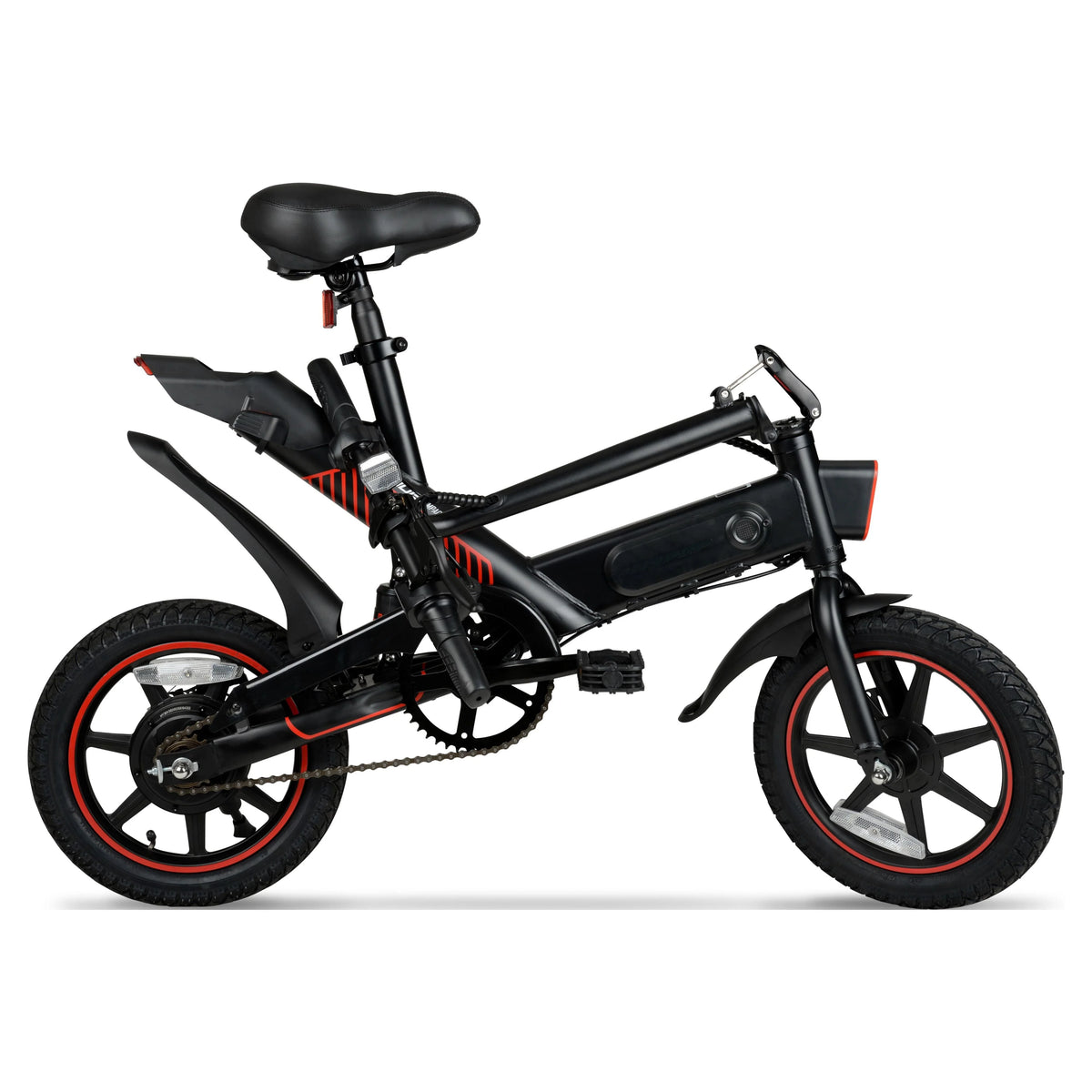 Vélo électrique compact et pliable Hyper Bicycles 14 36V avec accélérateur, moteur de 350W, âge recommandé : 14 ans et plus