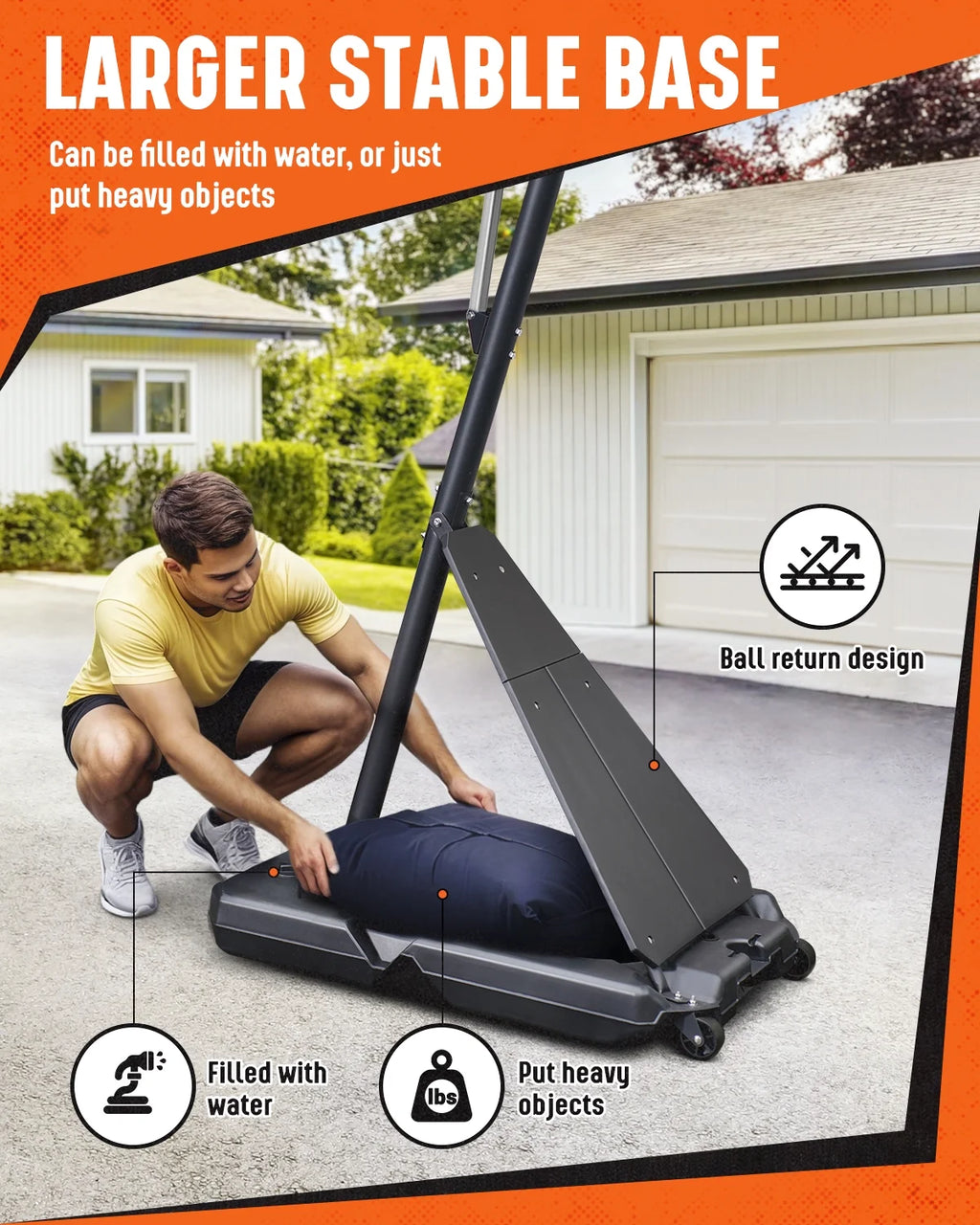Panier de basketball Seray réglable en hauteur de 4,8 à 10 pieds pour enfants/adultes, panier de basketball portable avec panneau de 44 pouces et 2 roues pour sports en extérieur/intérieur