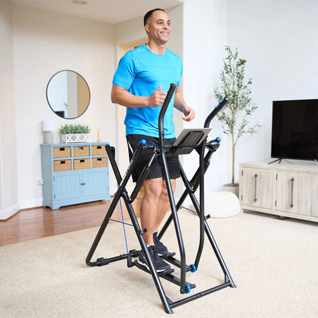 Appareil d'exercice à faible impact Gazelle Sprinter avec moniteur de fréquence cardiaque au poignet