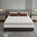 Matelas King Size OnBeam 10, Matelas en mousse à mémoire de forme mi-ferme en boîte, Isolation des mouvements | Focalsweet Auth.