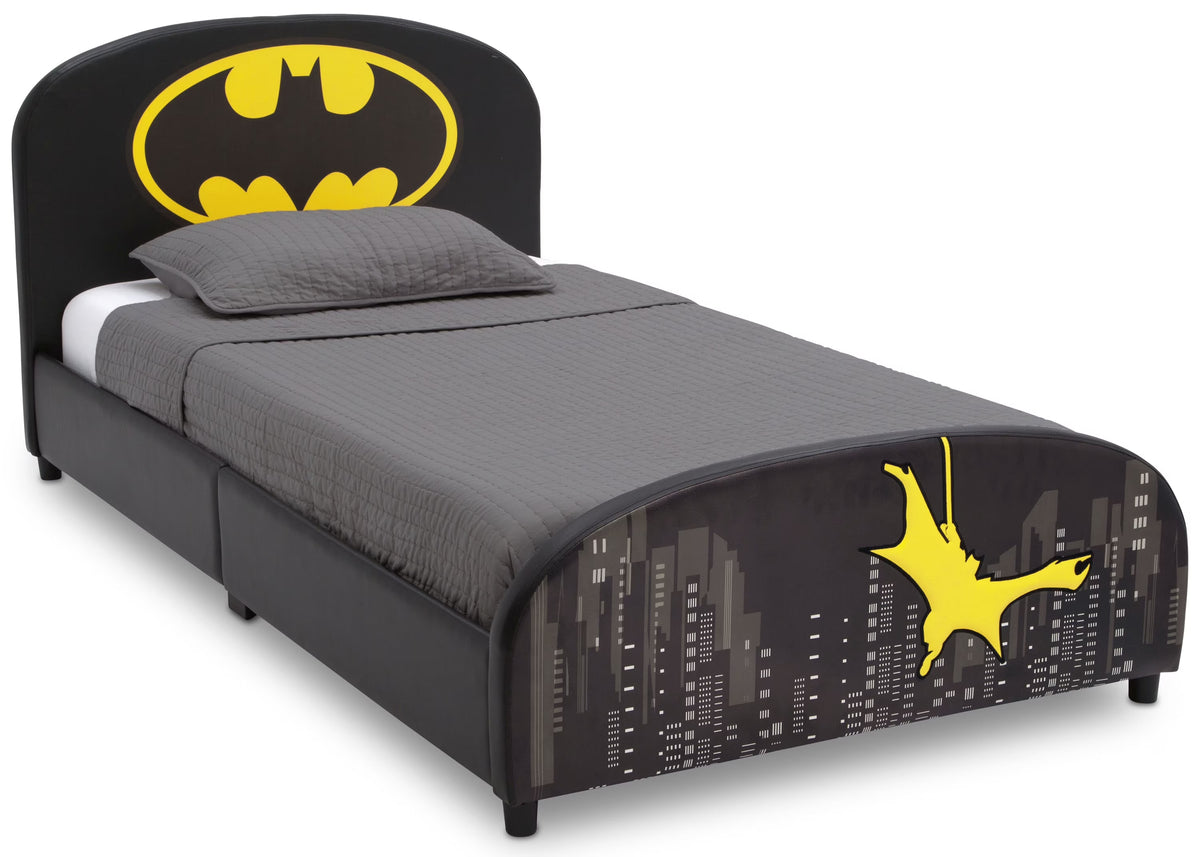 Lit simple rembourré Batman DC Comics de Delta Children, noir
