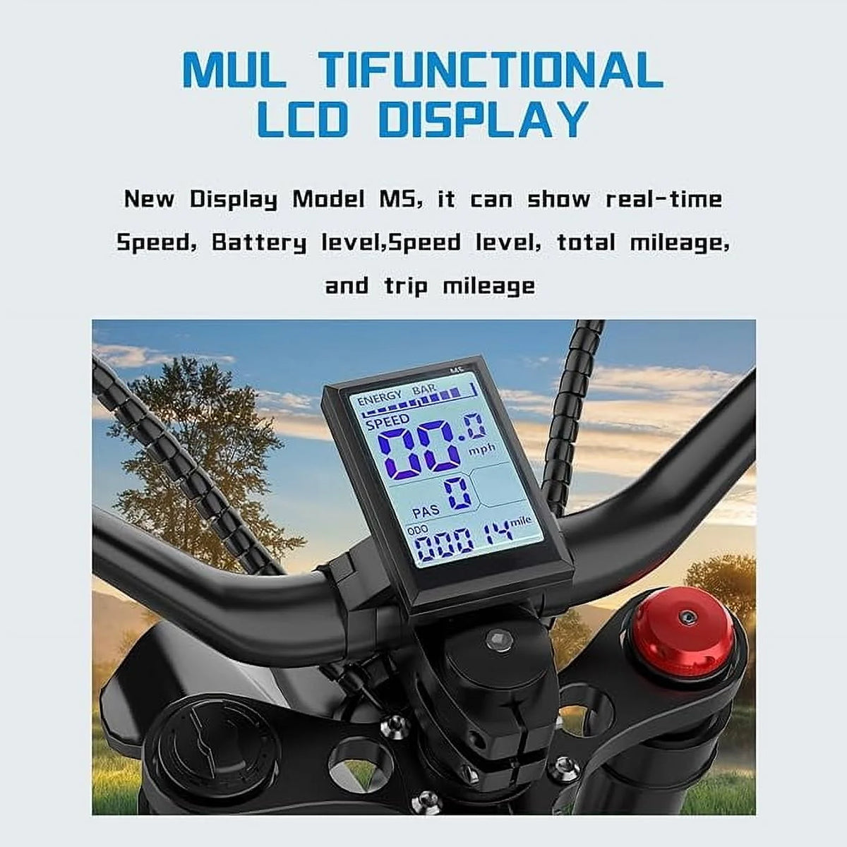 Moto électrique Freego X2Pro pour adultes avec moteur de 6 000 W (crête), batterie 60 V/30 Ah, vélo électrique tout-terrain de 80 km/h à 7 vitesses, suspension intégrale 19x2, frein hydraulique à quatre pistons, UL2849MTB