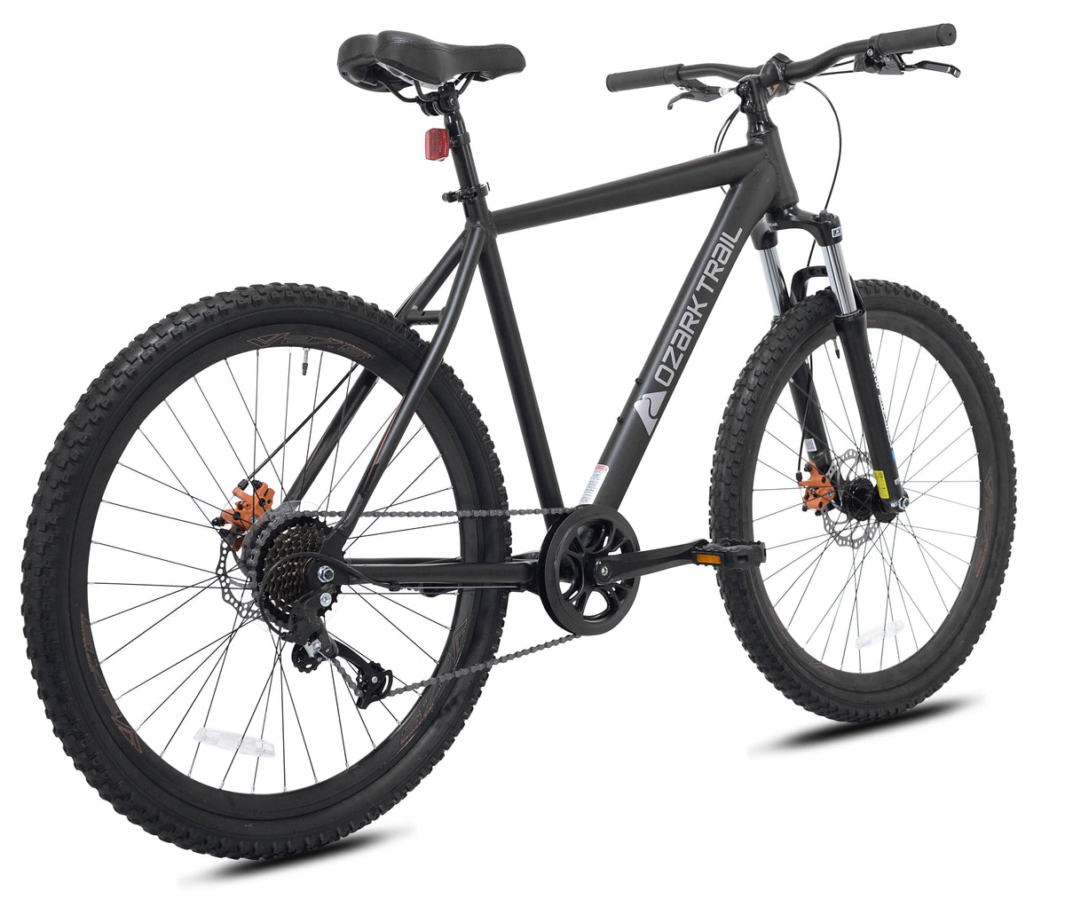 Vélo tout-terrain Ozark Trail 27.5 Vibe, Cadre petit, Convient aux cyclistes de 1,52 m à 1,68 m, Noir, Adulte, Unisexe