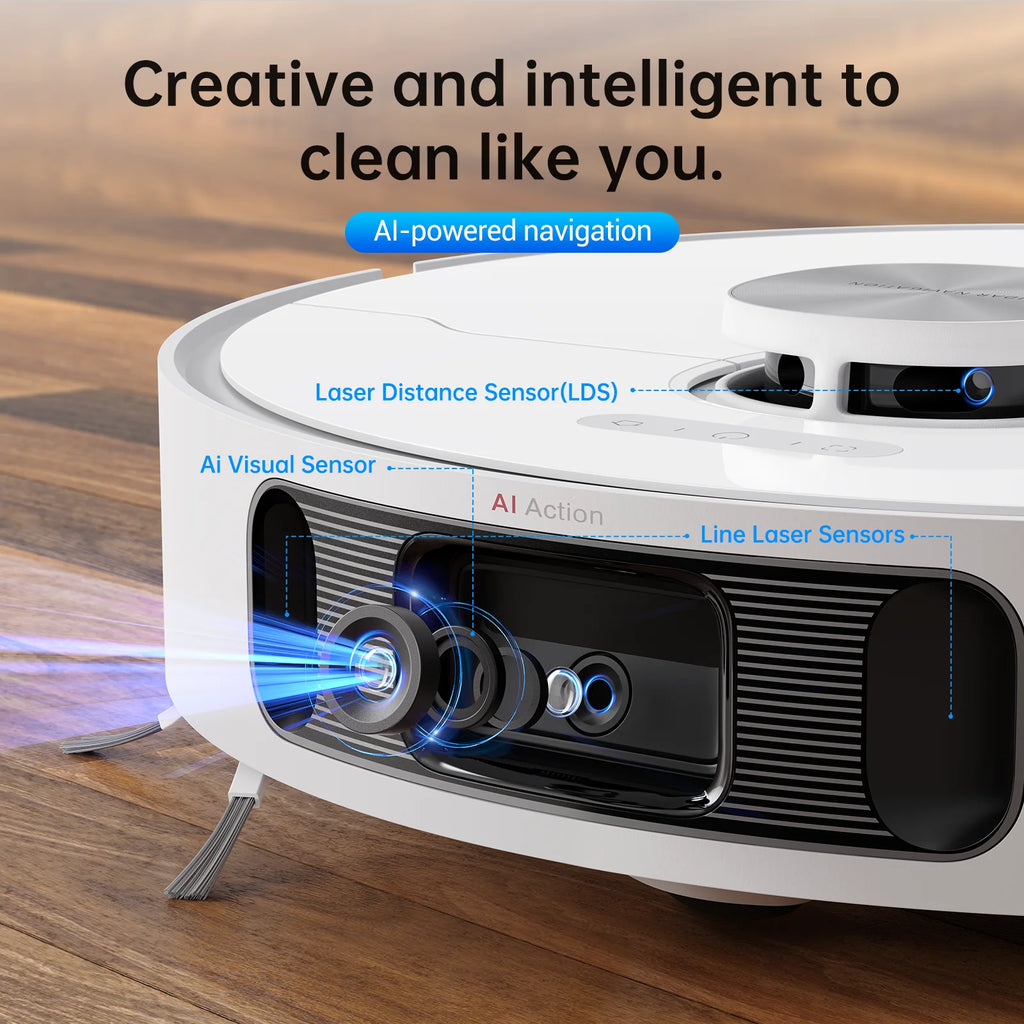 Aspirateur-laveur robot Dreame E20 Plus 3-en-1 avec technologie intelligente